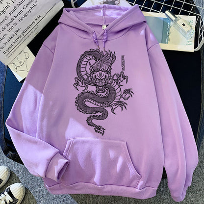 Dragon Hoodies Men Chinese