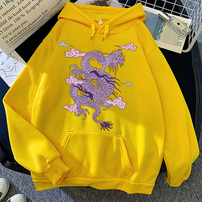 Dragon Hoodies Men Chinese